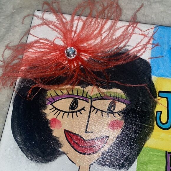 Deb Peters Canvas Painting “Wanted:…..” - Picture 4 of 6